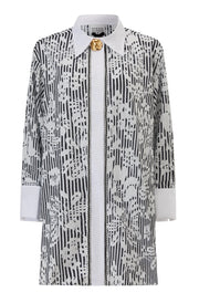 CAMICIA OVER IN COTONE A RIGHE