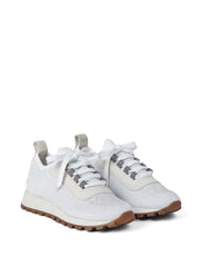 RUNNERS IN MAGLIA COTONE SPARKLING CON SHINY EYELETS
