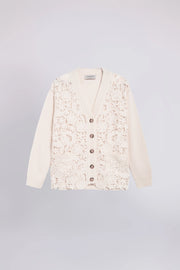 cardigan pizzo crochet ermanno firenze