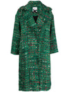 GREEN TWEED COAT