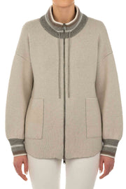 GIACCA CARDIGAN ZIP IN CASHMERE