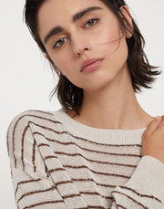 DAZZLING STRIPES SWEATER IN COTTON