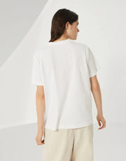 T-SHIRT IN JERSEY DI COTONE CON SHINY POCKET DETAIL