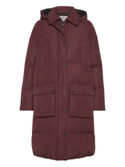 PIUMINO IN TAFFETÀ IDROREPELLENTE COTONE TECHNO CAPPUCCIO STACCABILE E SHINY ZIPPER