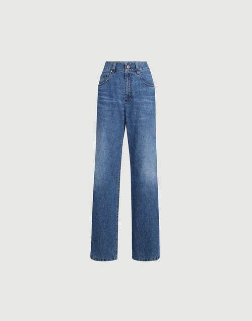 PANTALONE CONTEMPORARY LOOSE IN DENIM LEGGERO