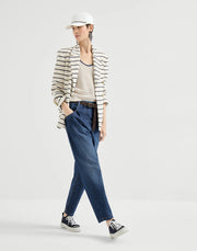 FIVE-POCKET PANTS IN LIGHT DENIM