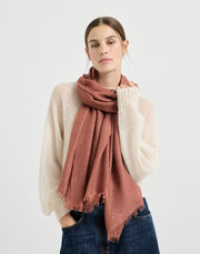 SCIARPA LEGGERA IN CASHMERE E SETA DIAMANTE