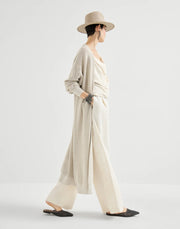 LONG SPARKLING NET CARDIGAN IN COTTON