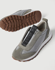 RUNNERS IN TESSUTO TECHNO CON PRECIOUS DETAIL