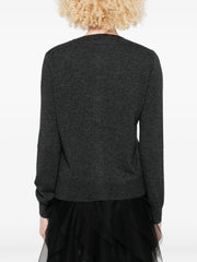 CARDIGAN A ROMBI E PAILLETTES