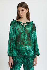 BLUSA CON STAMPA FORESTA