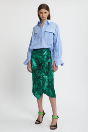 FOREST PRINT PAREO SKIRT