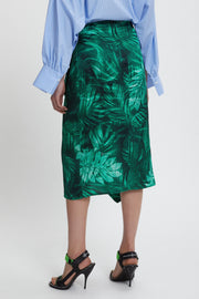 FOREST PRINT PAREO SKIRT