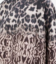 ALOE TOP IN SETA STAMPA ANIMALIER