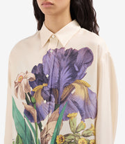 ALOE CAMICIA IRIS MANICHE LUNGHE SETA