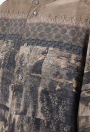 ALOE CAMICIA LUNGA IN SETA