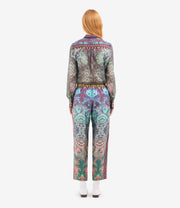 ALOE SILK PANTS FLORAL PRINT