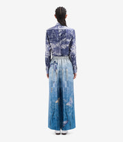 ALOE PALAZZO PANTS IN SILK BUTTERFLY PRINT