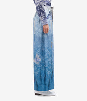 ALOE PALAZZO PANTS IN SILK BUTTERFLY PRINT