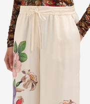 ALOE PANTALONI PALAZZO IN SETA