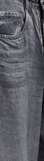 ALOE PANTALONI SETA FAUX DENIM