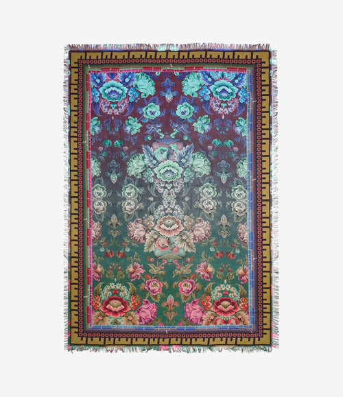 ALOEUW SCIARPA IN SETA STAMPA FLOREALE