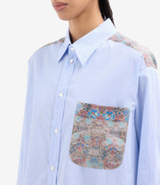 ALORHI CAMICIA MANICA LUNGA COTONE SETA