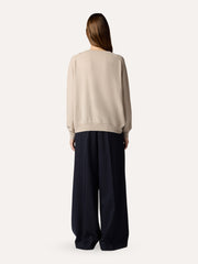 MAGLIA CASHMERE SCOLLO V CON ROMBI