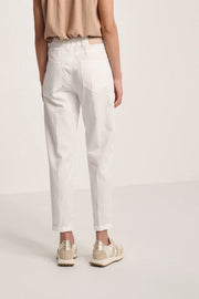 PANTALONE CINQUE TASCHE IN COTONE LINO