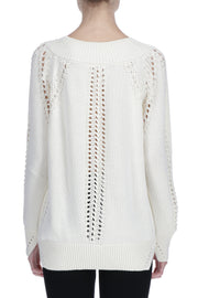 MAGLIA IN COTONE TRAFORATA