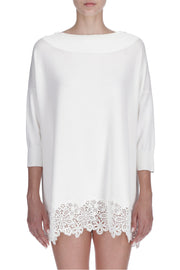 MAGLIA OVER CON PIZZO