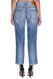 JEANS LEGGERO METALIZZATO