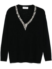 JEWEL V-NECK SWEATER