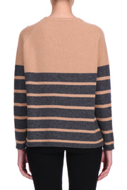 STRIPED SWEATER WITH CREST