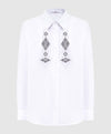 CAMICIA IN COTONE CON CRISTALLI
