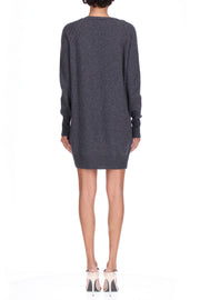 ABITO IN LANA E CASHMERE CON TRECCIA E PIZZO REBRODÈ