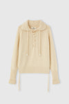 MAGLIONE IN PURO CASHMERE CON INTRECCI ARTIGIANALI