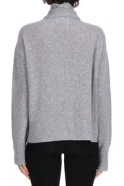 CARDIGAN IN PURO CASHMERE CON PIZZO REBRODÈ