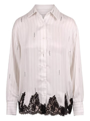 CAMICIA GESSATA CON PIZZO