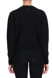 CARDIGAN IN LANA CON BORCHIE