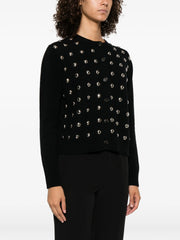 CARDIGAN IN LANA CON BORCHIE