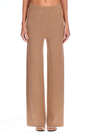 PANTALONI LARGHI IN MAGLIA CON ELASTICO