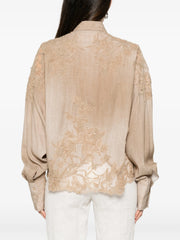 CAMICIA OVER CON PIZZO