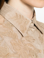 CAMICIA OVER CON PIZZO