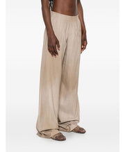 PANTALONE PALAZZO IN VISCOSA STAMPA BEIGE
