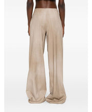 PANTALONE PALAZZO IN VISCOSA STAMPA BEIGE