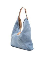 borsa clio grande in jeans denim ermanno scervino 