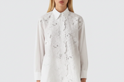 ermanno scervino camicia bianca con pizzo