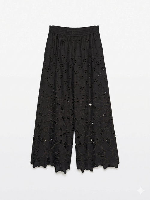 LACE PALAZZO PANTS