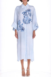 ABITO A RIGHE STAMPA FLOREALE